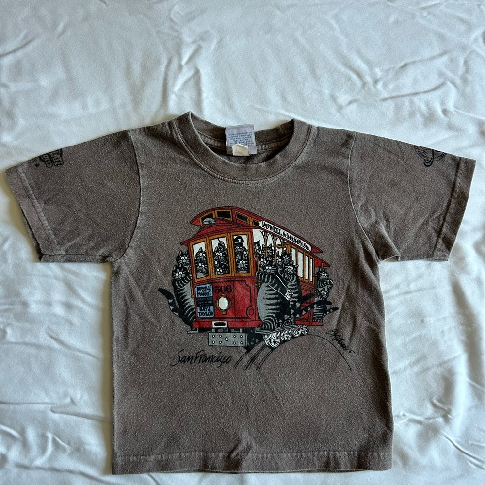 B Kliban San Francisco Crazy T-Shirt XS